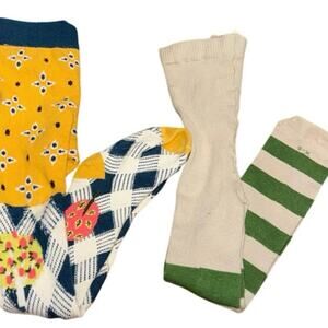 Matilda Jane Tights Lot XS + 12-24M Vintage Peru Make Believe On Tippy Toes